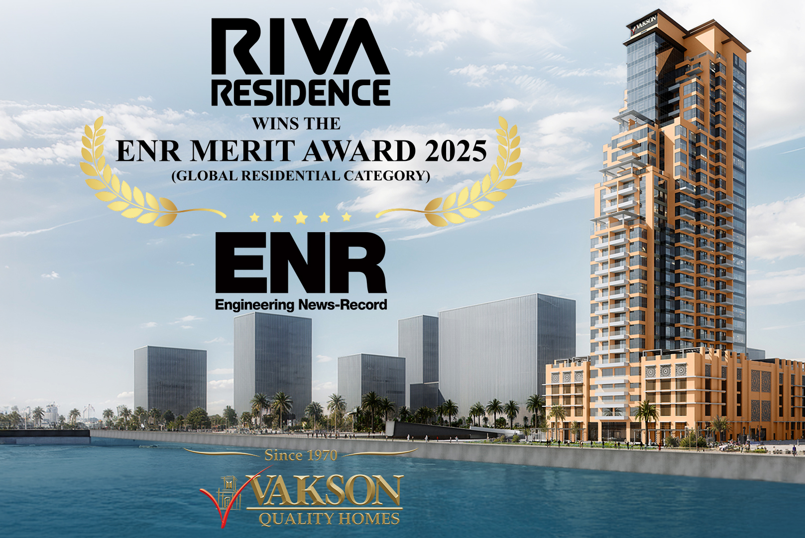 Riva Residence Wins ENR Merit Award 2025 for Global Residential Excellence